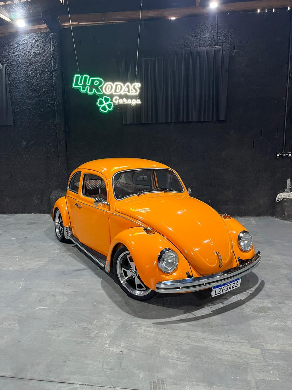 Projeto - VW Fuscão Laranja Outono 1500cc 1975 + R$ 700,00