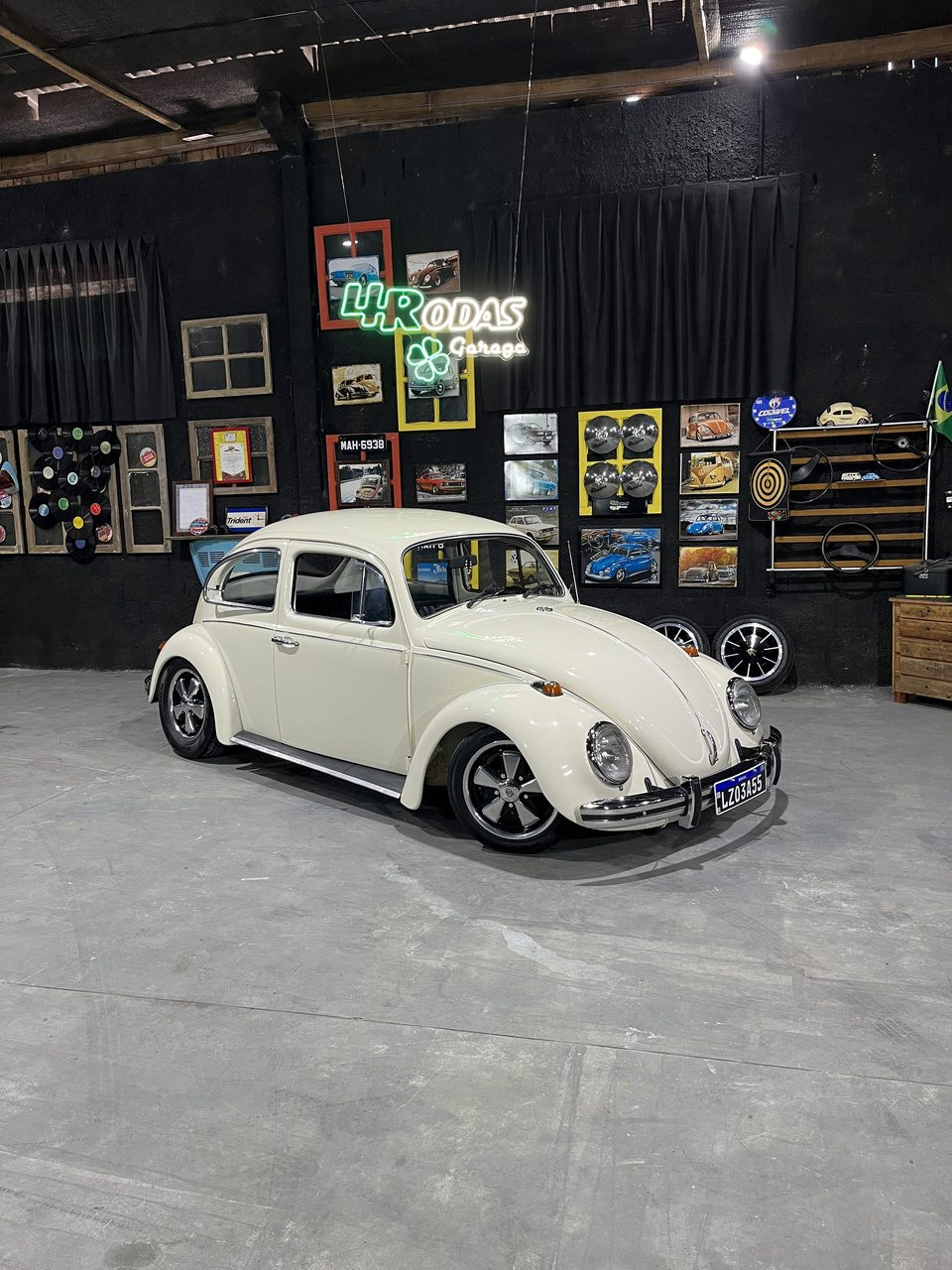 Projeto - Fusca 1972 1500cc Placa Preta Branco LÓTUS + R$ 700,00