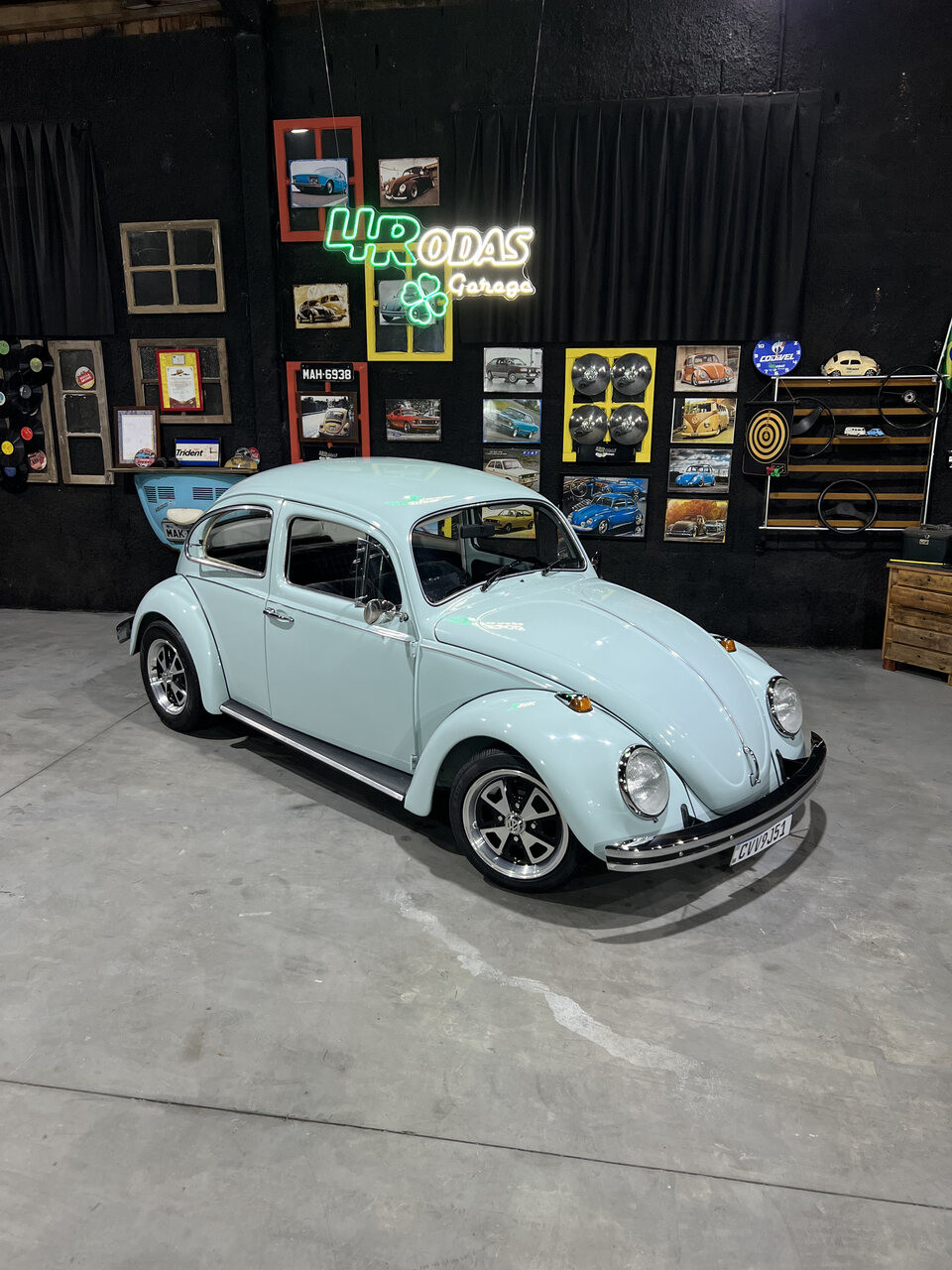 Projeto - Fusca 1972 1600cc Dupla Carb. - Azul Diamante + R$ 700,00