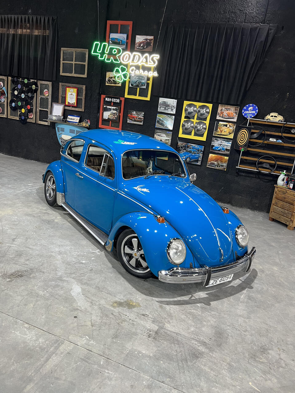 Projeto - Fusca 1971 1500cc Dupla Carb. Azul PAVÃO + R$ 700,00
