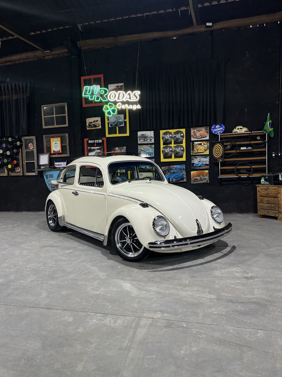 Projeto - Fusca 1971 1500cc Teto SunRoof - Branco Lotus + R$ 700,00