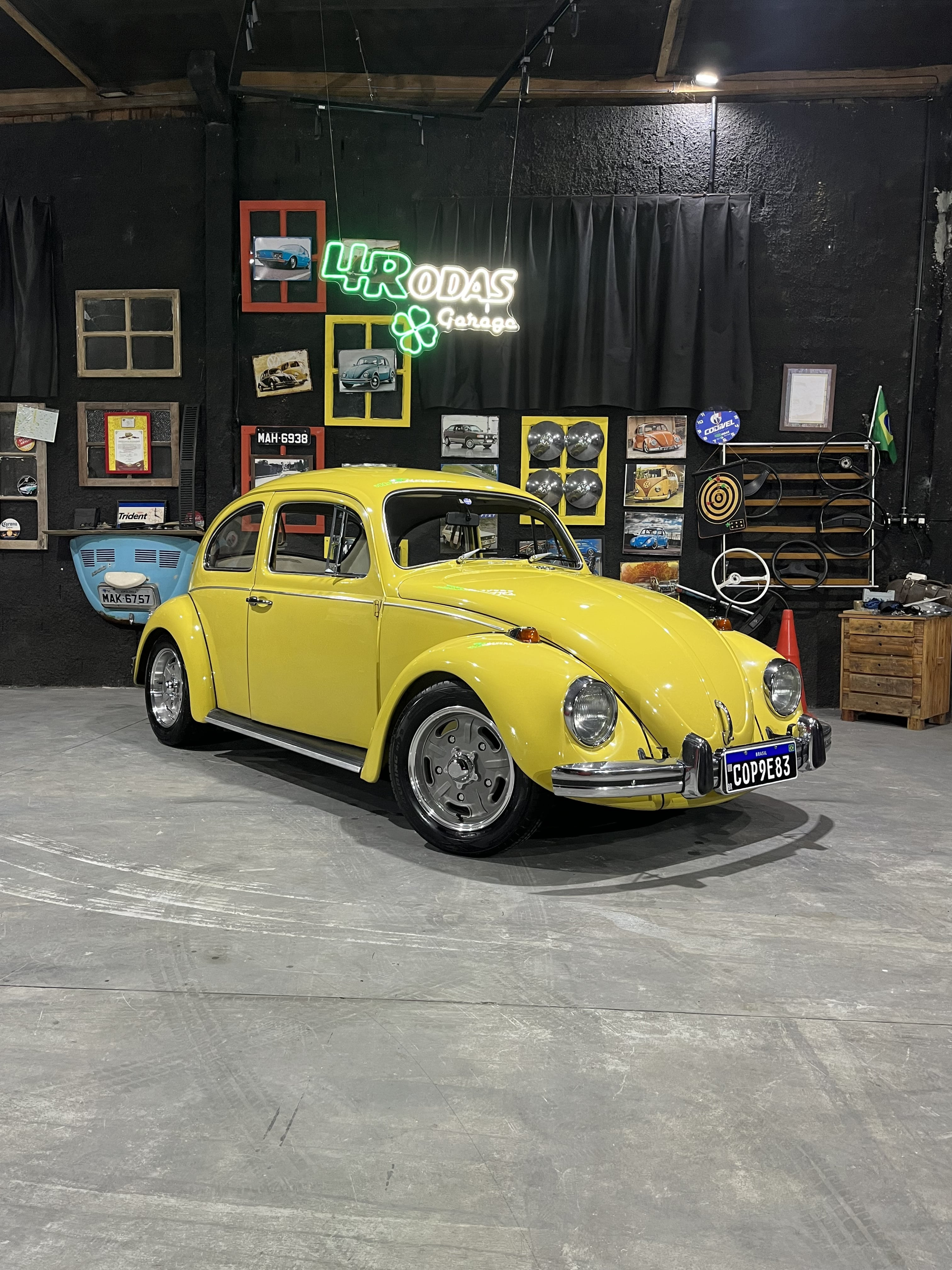 Projeto - Fusca 1973 Preparado 1600cc Dupla Carburação a Etanol - Amarelo Texas + R$ 700,00