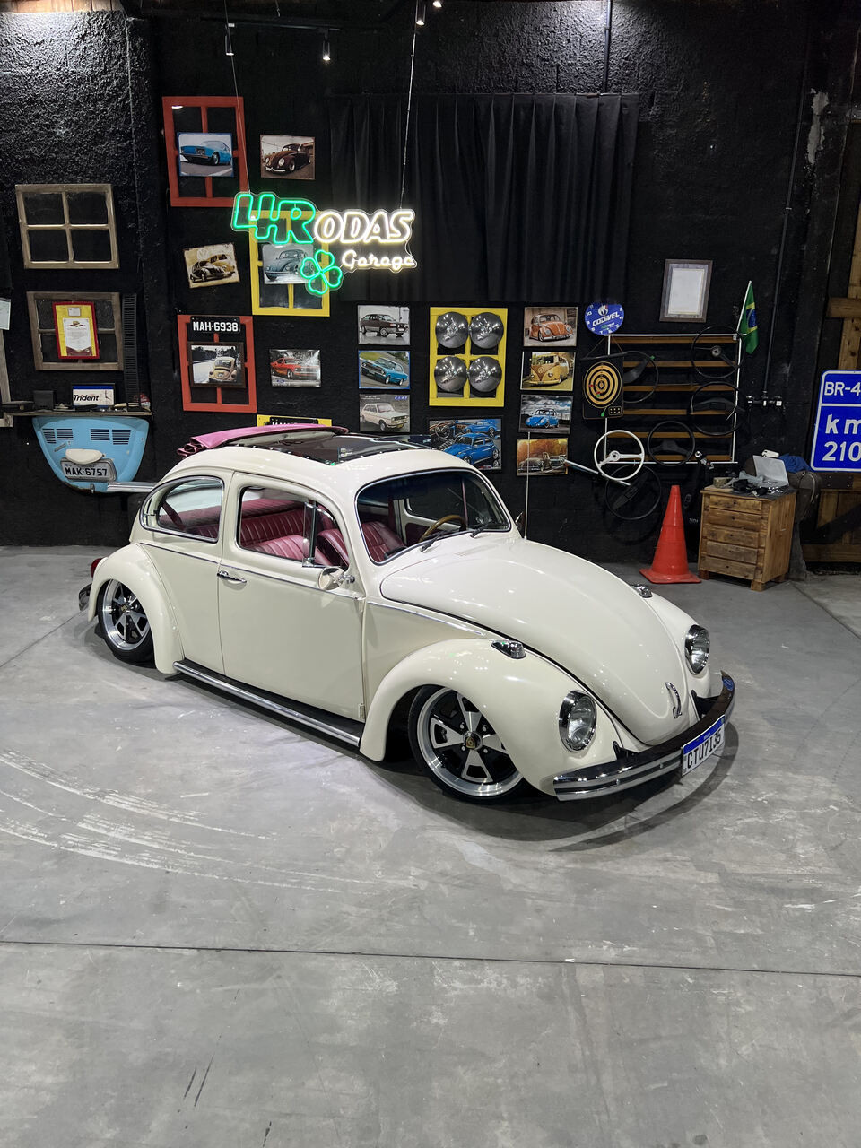 Projeto - Fusca 1974 1500cc Teto RagWay - Susp. Ar Castor - Branco Lótus + R$ 700,00