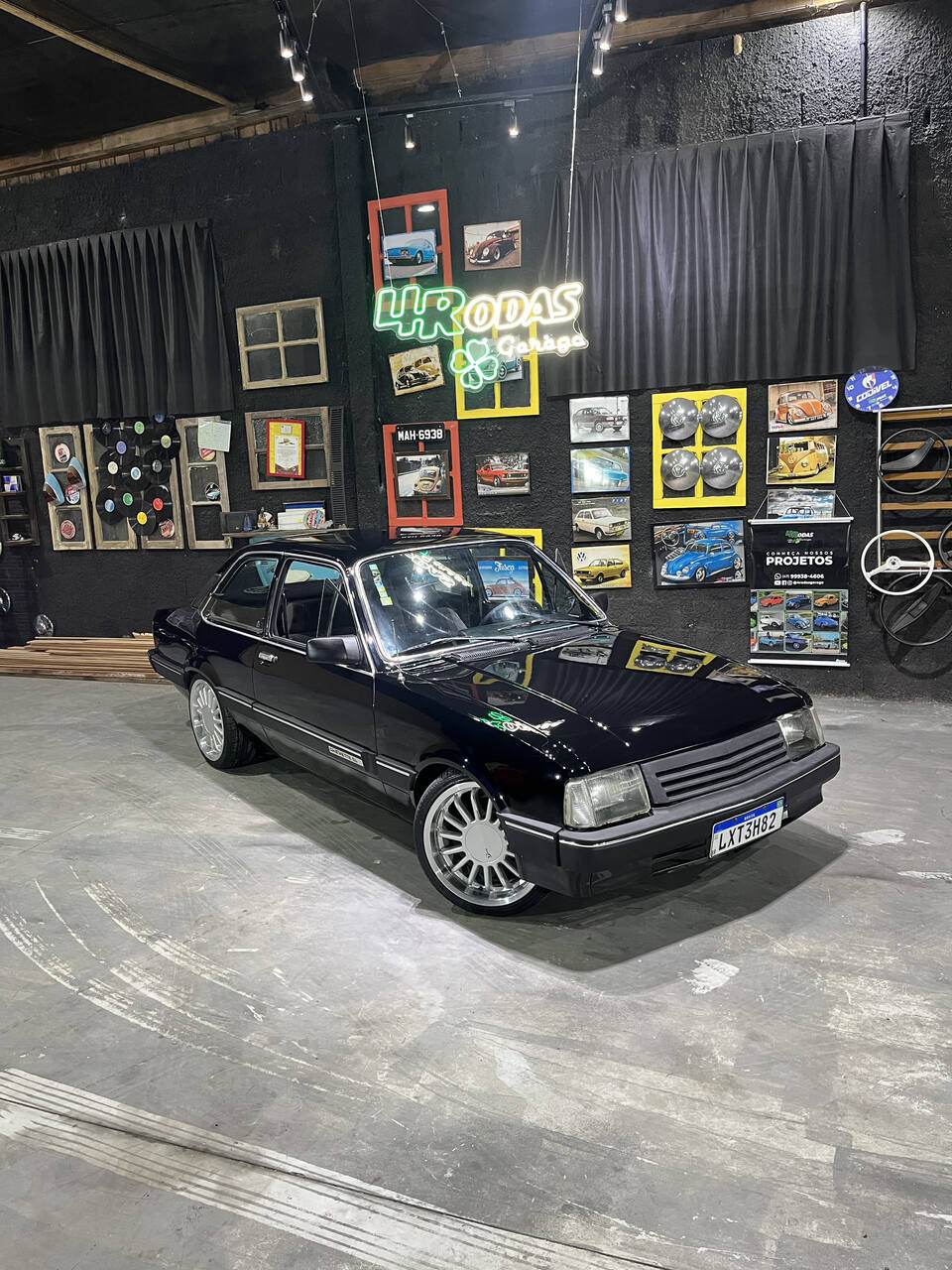 Projeto - GM Chevette SL 1.6 Álcool 1989/89 Preto + R$ 700,00