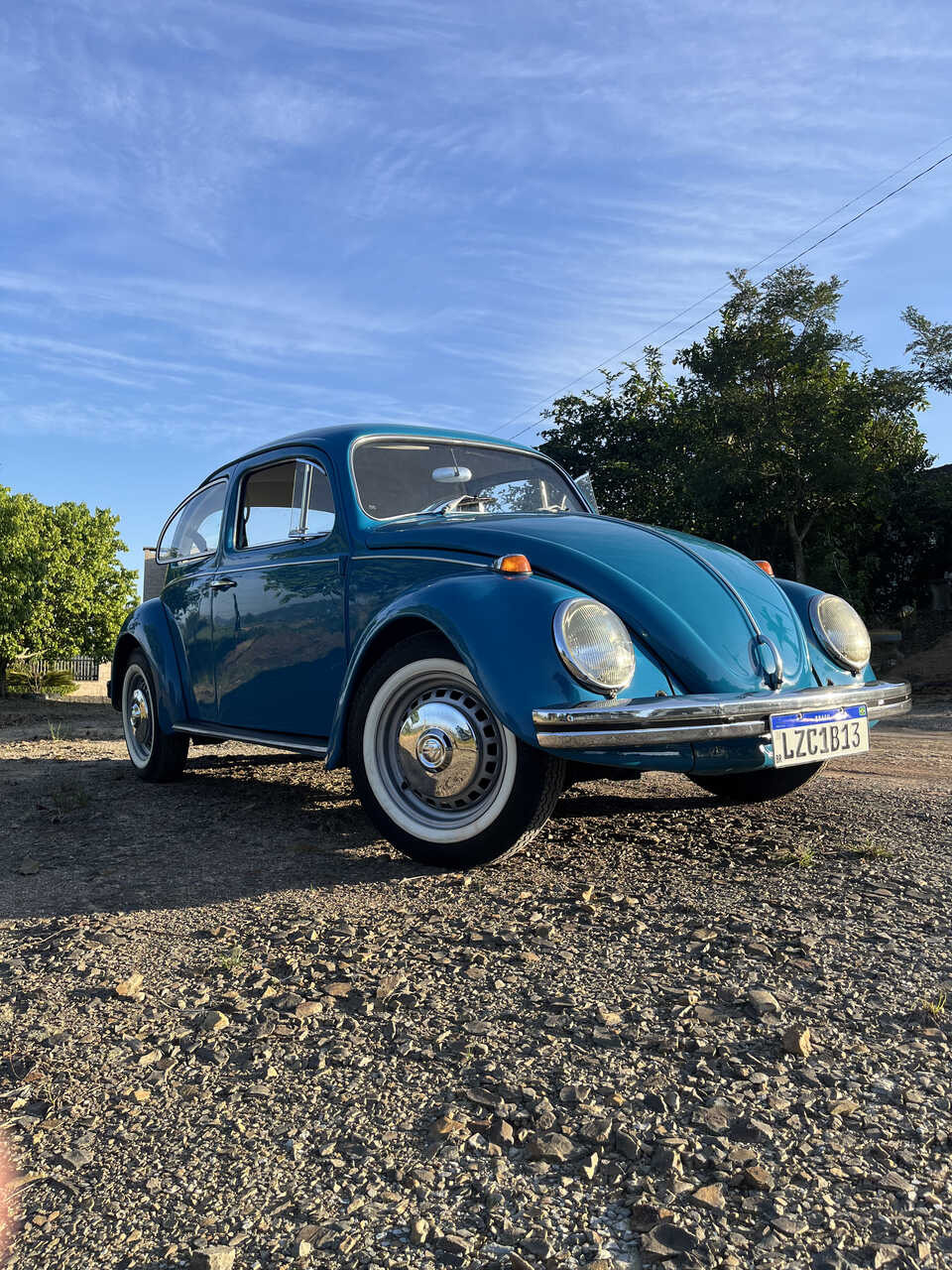 Projeto - Fusca 1500cc 1972 Azul Pavão + R$ 700,00
