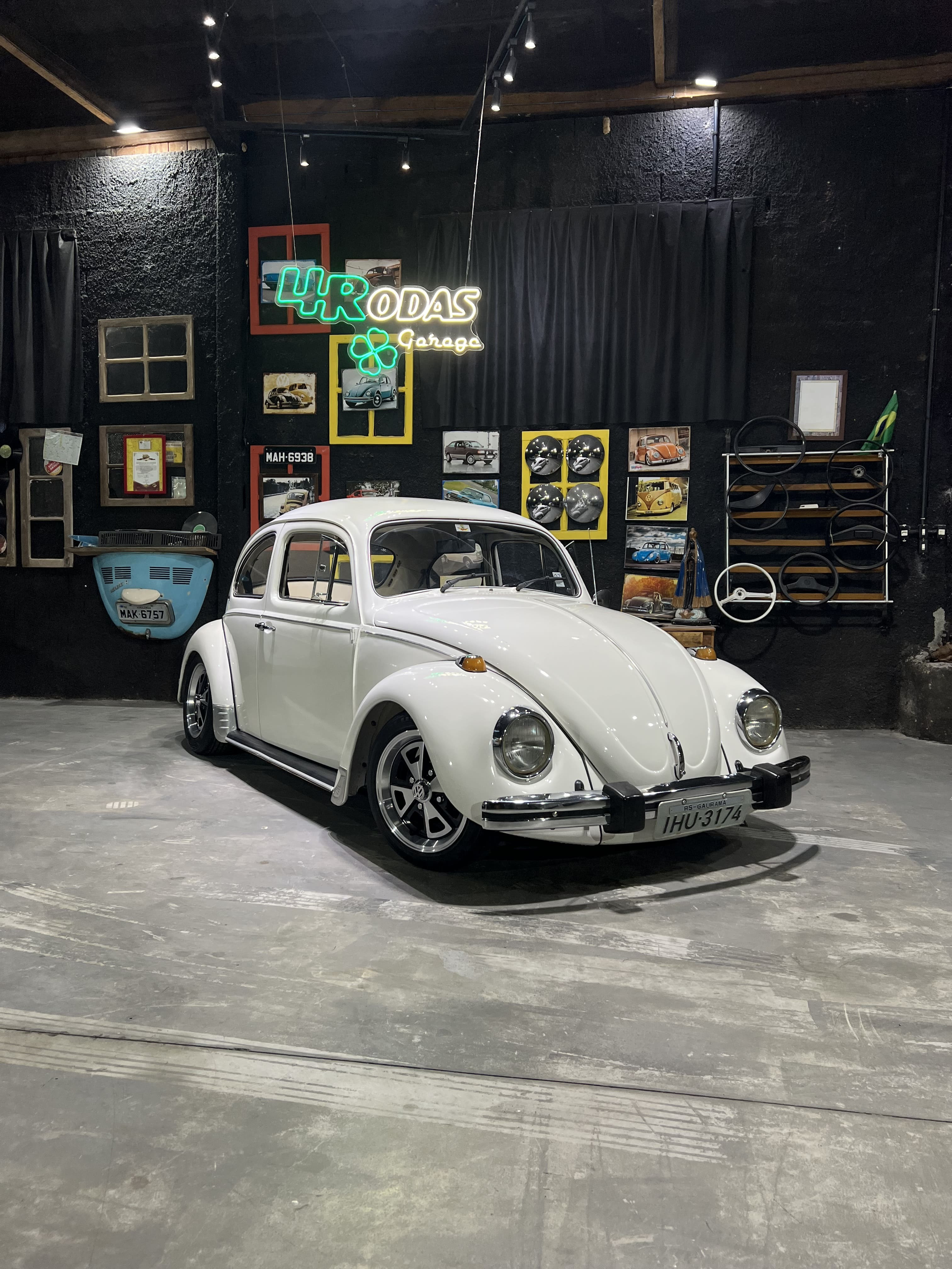 Projeto - VW Fusca 1300L 1977 Branco Polar + R$ 700,00