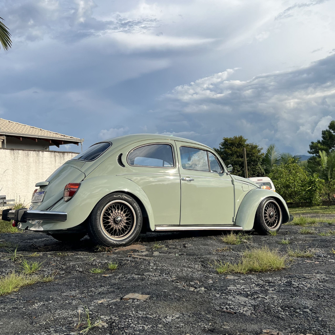 Projeto - VW Fusca 1300cc Dupla Carb. 1980 Verde + R$ 700,00