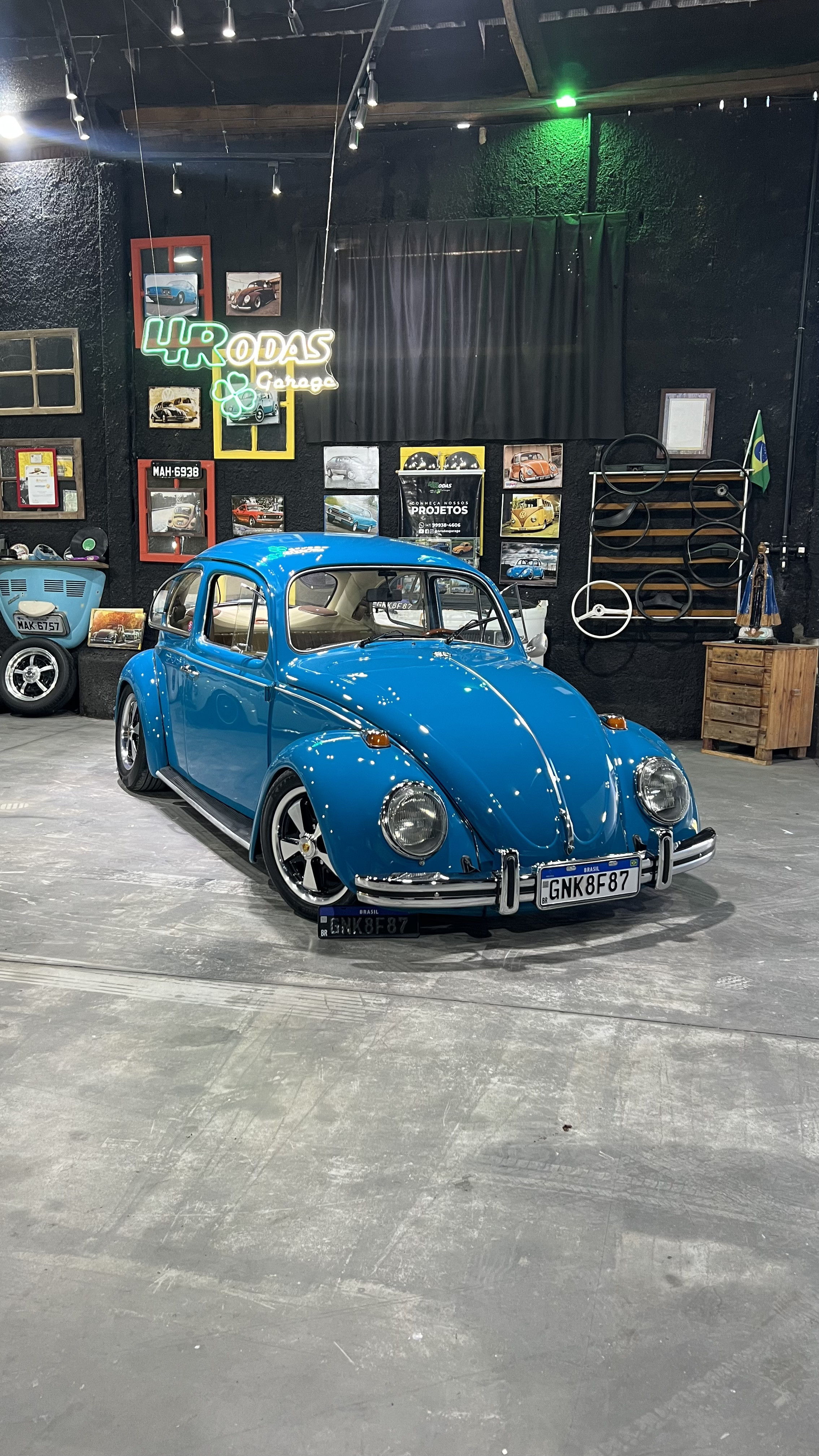 Projeto - VW Fusca 1972 1500cc Dupla Carb. Azul Pavão+ R$ 700,00