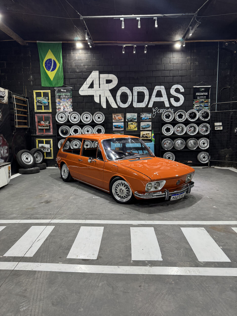 Projeto - VW Brasília 1978 - 1600cc - Ocre Marajó + R$ 700,00