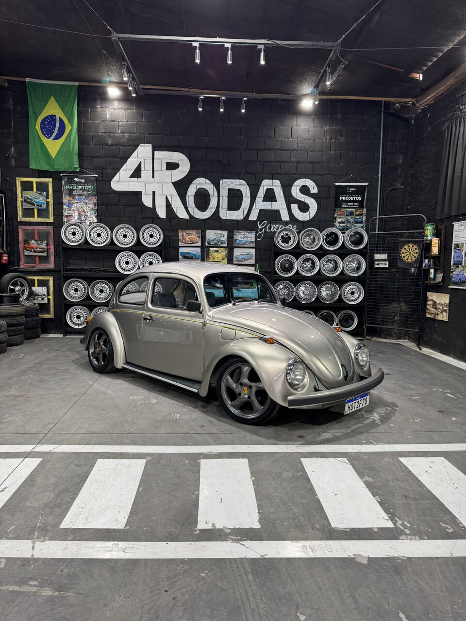 Projeto - VW Fusca Itamar 1994 - 1600cc - Bege Athenas + R$ 700,00 (Para auxiliar nas despesas de transporte)