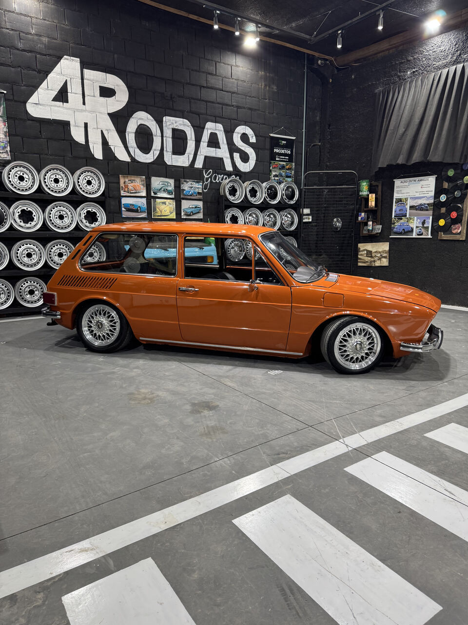 Projeto - VW Brasília 1978 - 1600cc - Ocre Marajó + R$ 700,00