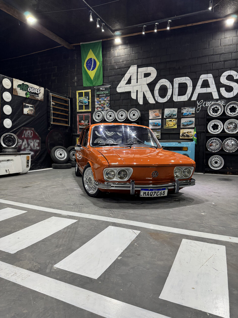 Projeto - VW Brasília 1978 - 1600cc - Ocre Marajó + R$ 700,00 - miniatura 2