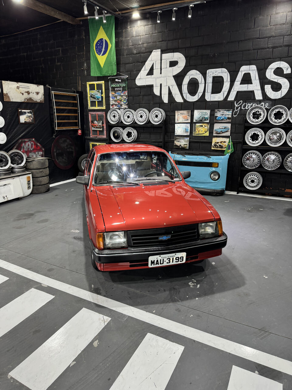 Projeto - GM Chevette 1988 - 1.6 a Álcool - Vermelho Mandarim + R$ 700,00 - miniatura 2