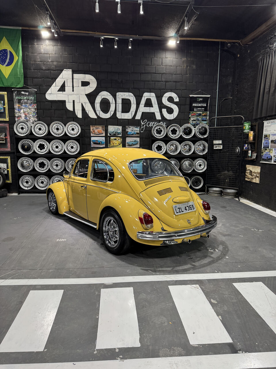 Projeto - VW Fusca 1972 - 1500cc - Amarelo Colonial + R$ 700,00