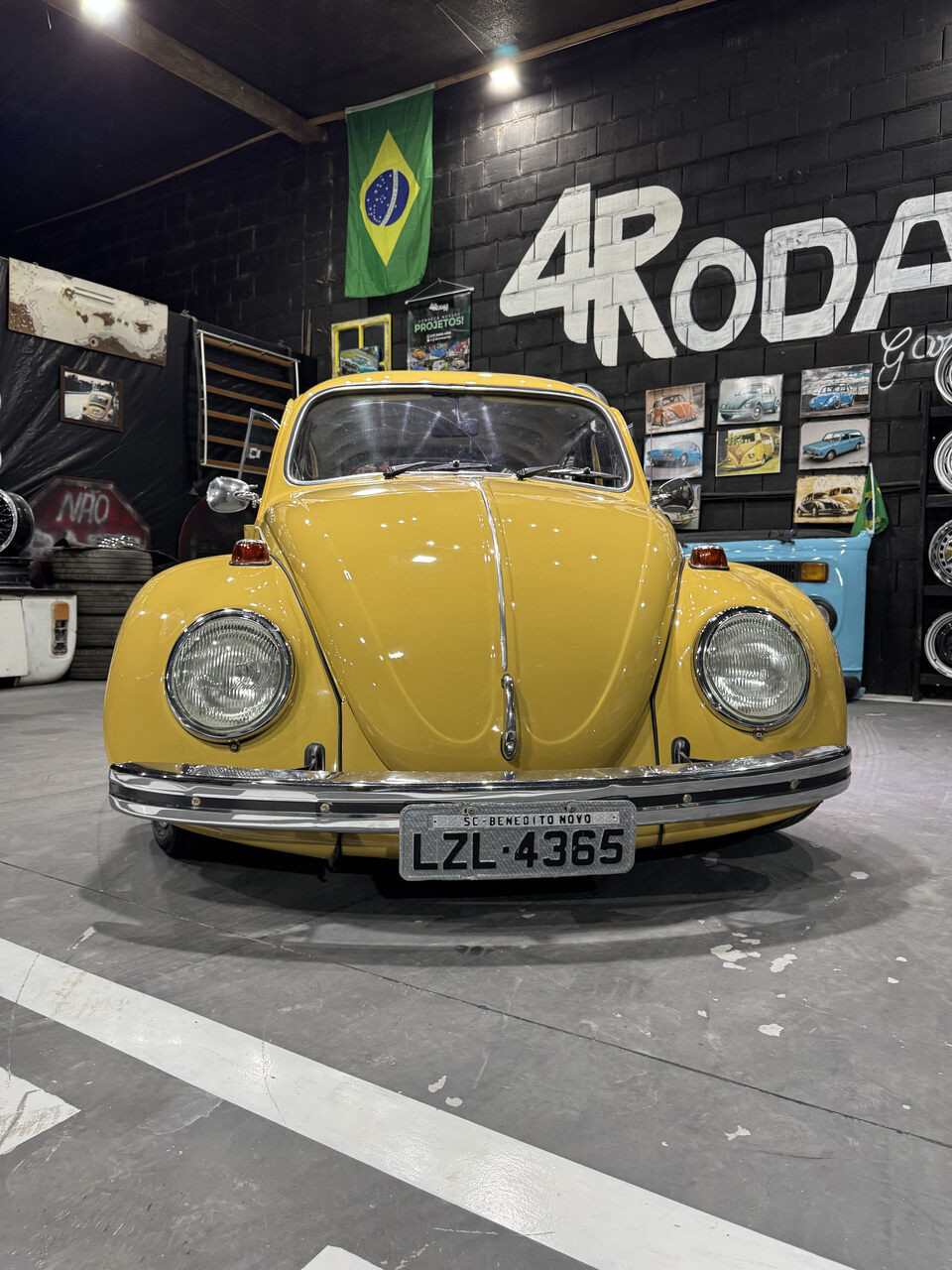 Projeto - VW Fusca 1972 - 1500cc - Amarelo Colonial + R$ 700,00 - miniatura 4