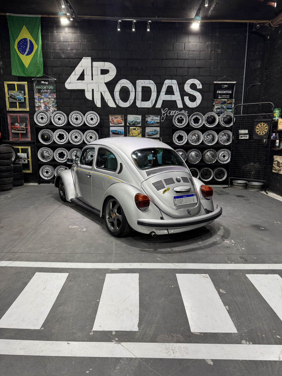 Projeto - VW Fusca Itamar 1994 LUXO - 1600cc dupla Carburação - Prata Lunar + R$ 700,00 (Para auxiliar nas despesas de transporte) - miniatura 2