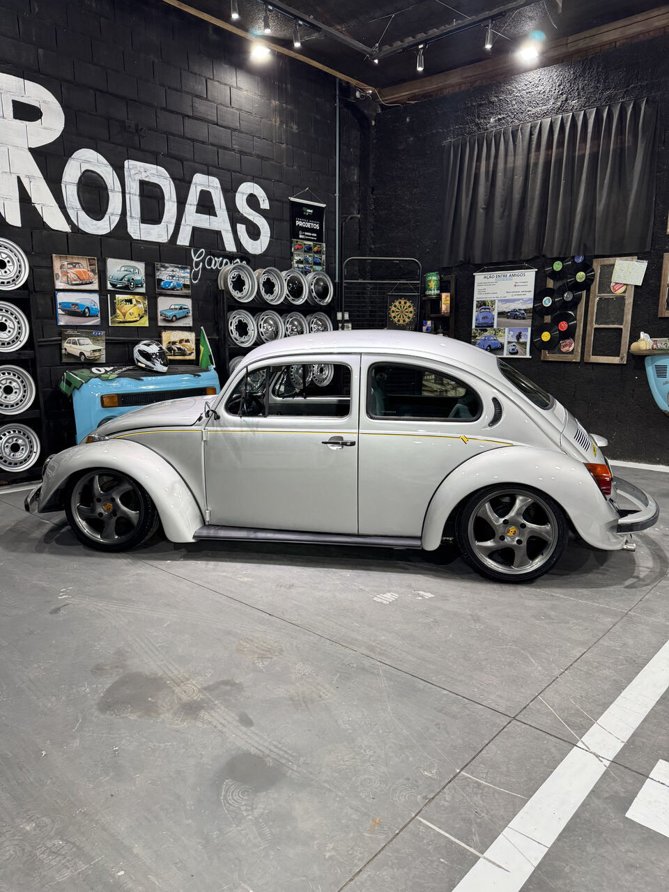 Projeto - VW Fusca Itamar 1994 LUXO - 1600cc dupla Carburação - Prata Lunar + R$ 700,00 (Para auxiliar nas despesas de transporte) - miniatura 3