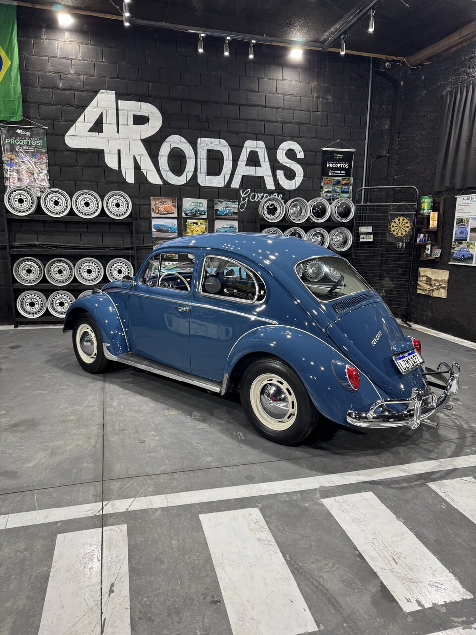 Projeto - VW Fusca 1970 - 1600cc - Azul Cobalto + R$ 700,00 (Para auxiliar nas despesas de transporte) - miniatura 2