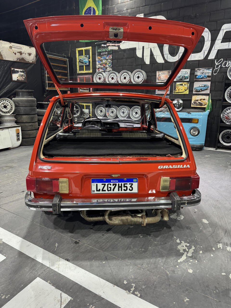 Projeto - VW Brasília 1975 - 1600cc - Vermelho Nobre + R$ 700,00 (Para auxiliar nas despesas de transporte) - miniatura 4