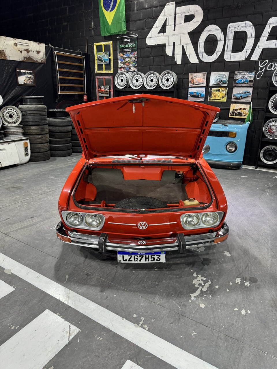 Projeto - VW Brasília 1975 - 1600cc - Vermelho Nobre + R$ 700,00 (Para auxiliar nas despesas de transporte) - miniatura 5