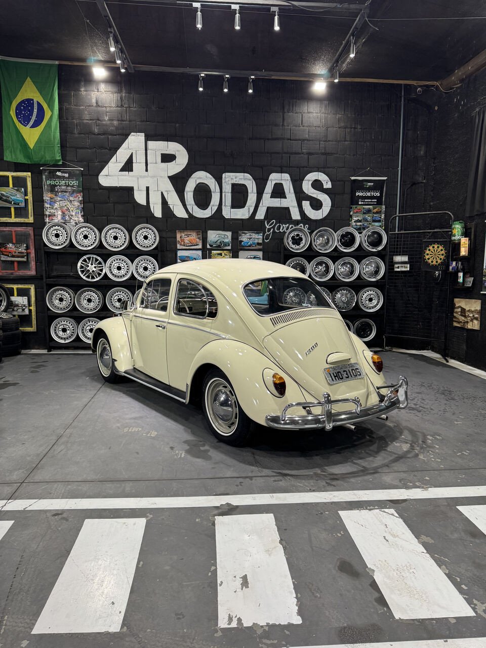 Projeto - VW Fusca 1968 - 1300cc - Branco Lótus + R$ 700,00 (Para auxiliar nas despesas de transporte) - miniatura 2