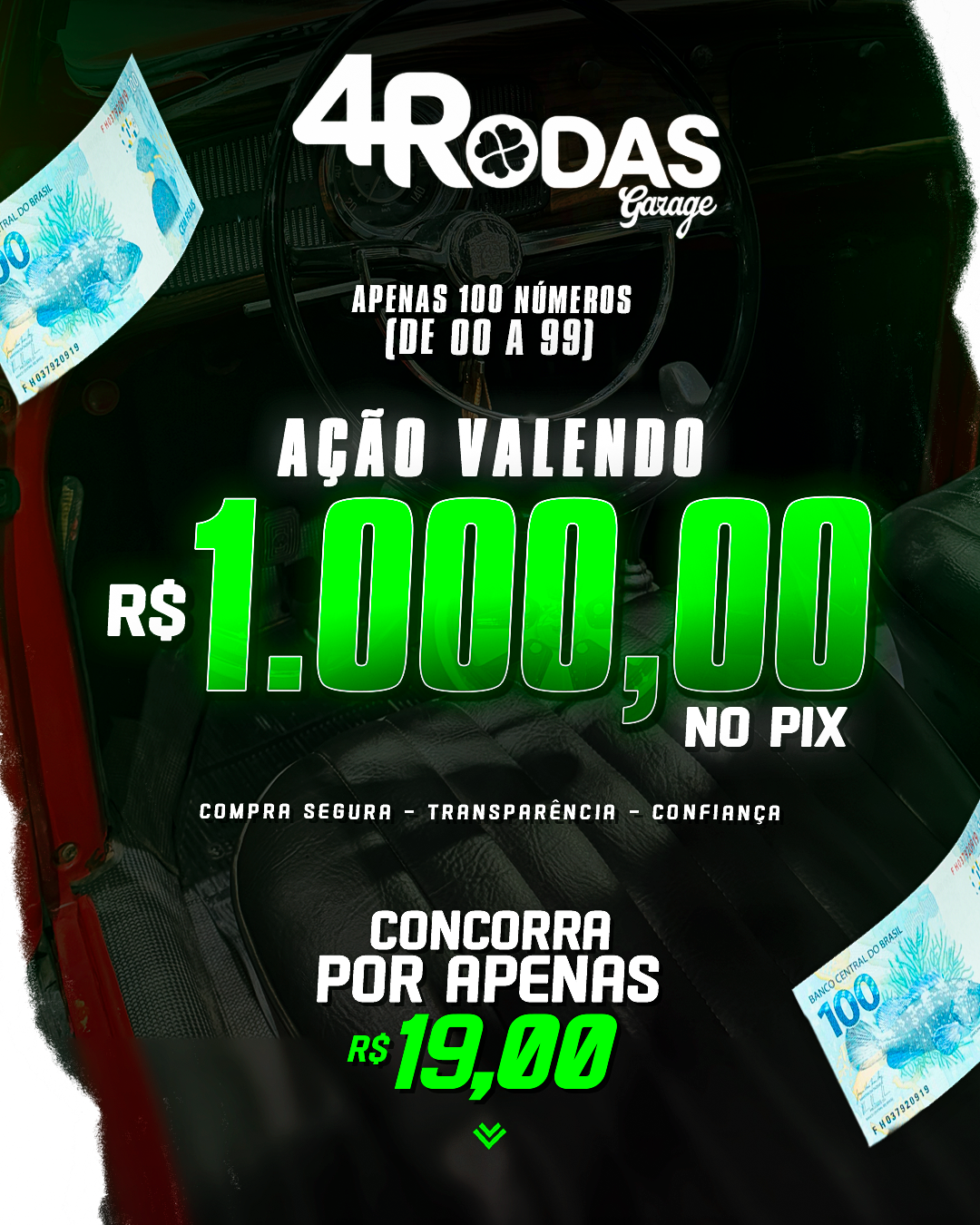 15º ação valendo R$ 1.000,00 NO PIX!!!