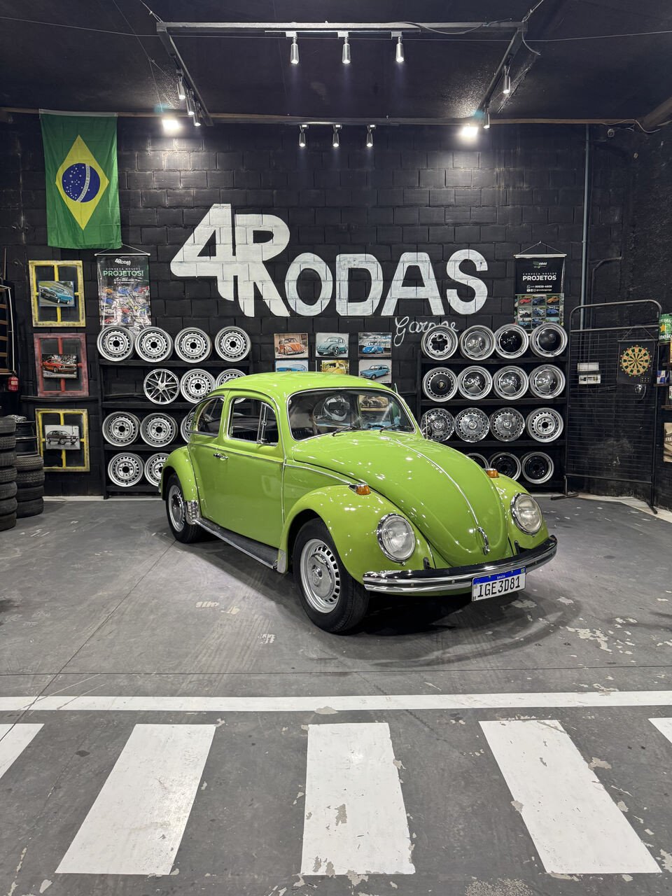 Projeto - VW Fusca 1972 - 1500cc - Verde Guarujá + R$ 700,00 (Para auxiliar nas despesas de transporte)