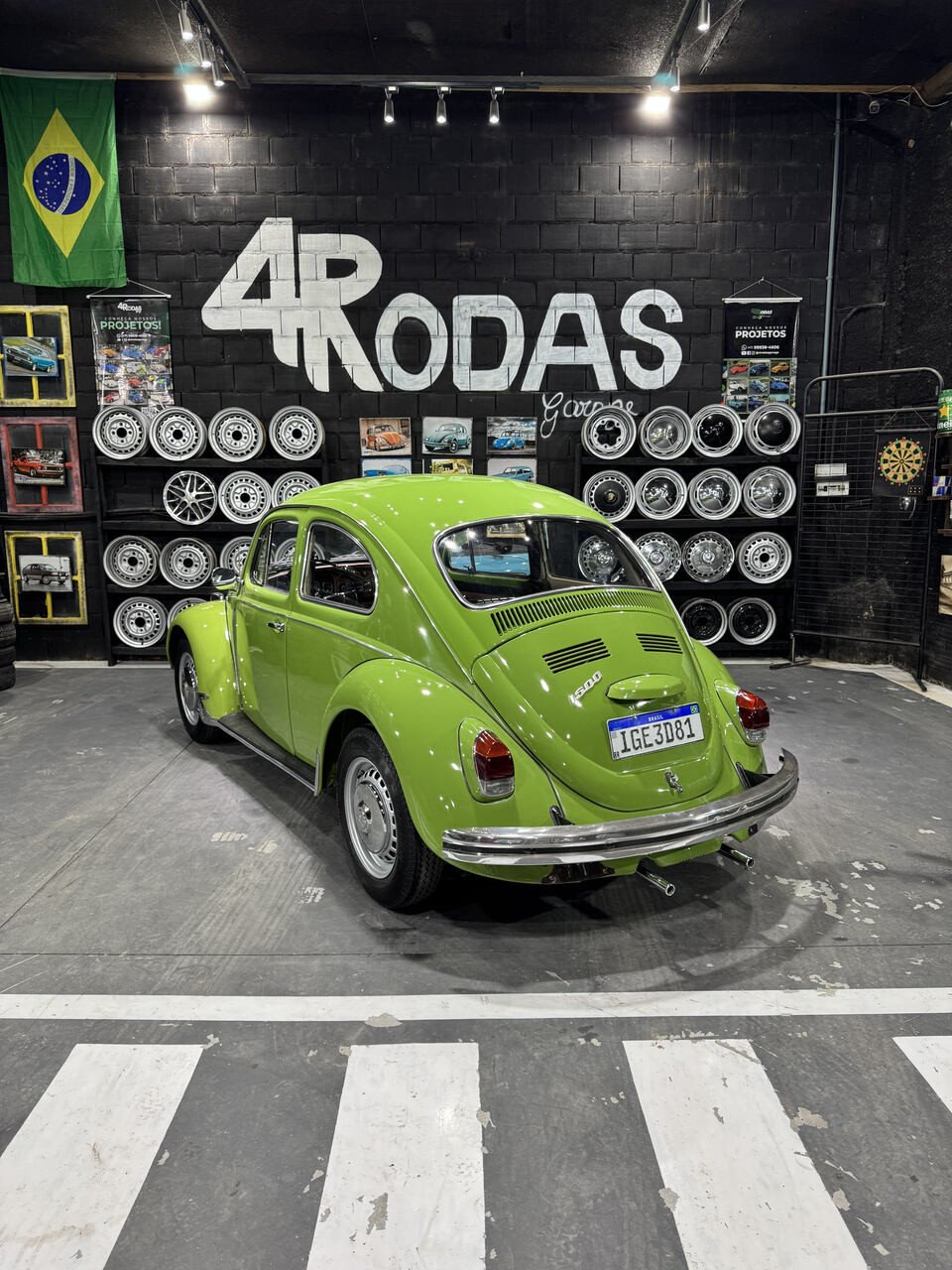 Projeto - VW Fusca 1972 - 1500cc - Verde Guarujá + R$ 700,00 (Para auxiliar nas despesas de transporte) - miniatura 2
