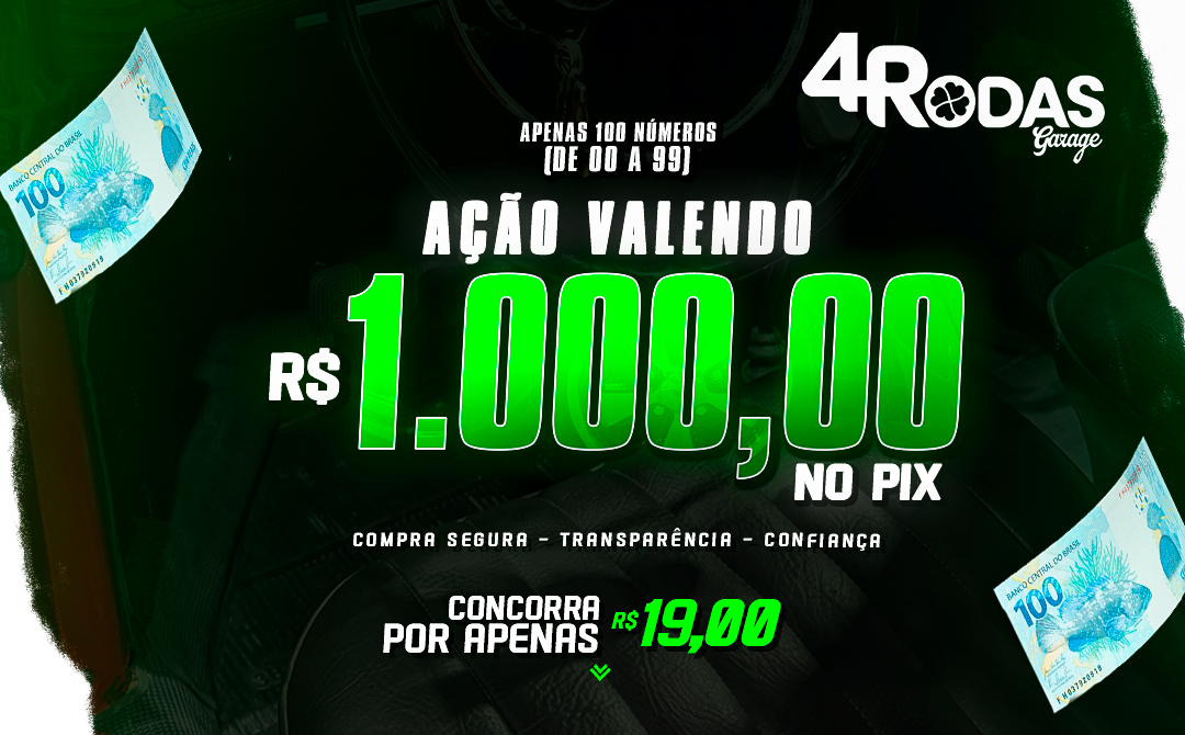 17º ação valendo R$ 1.000,00 NO PIX!!!